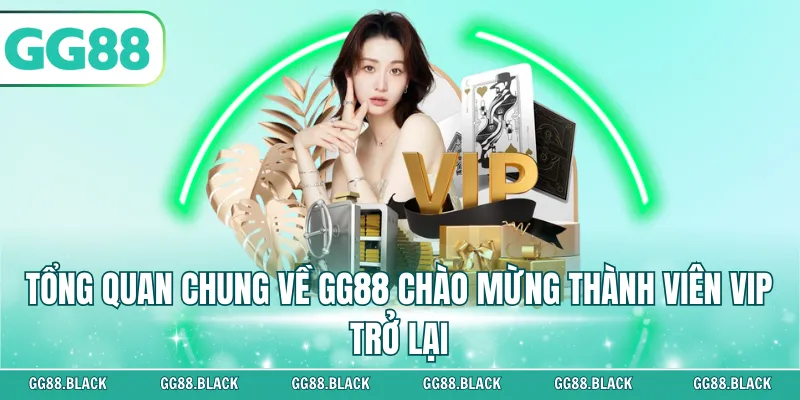 Tổng quan chung về GG88 chào mừng thành viên VIP trở lại